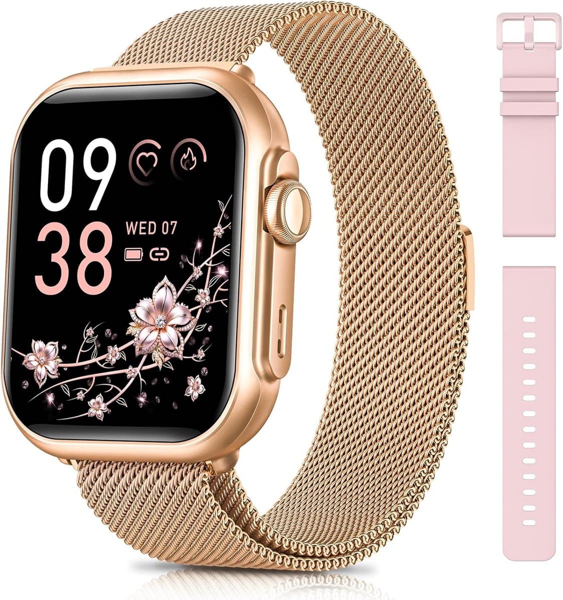 Smartwatch voor Dames met Lange Batterijduur en Fitnessfuncties