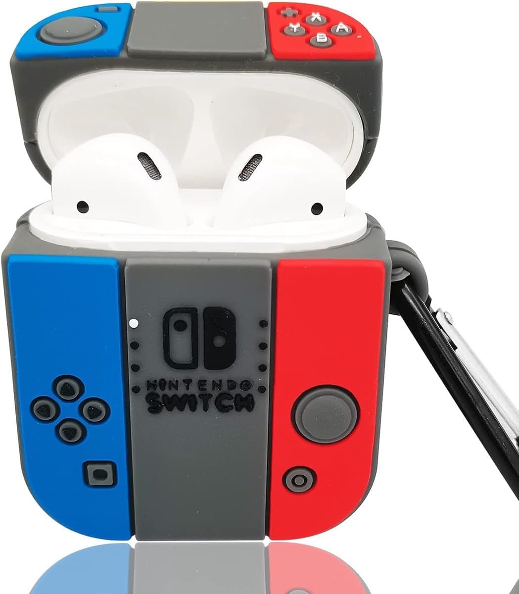 Bluetooth Kopfhörertasche - Silikon Hülle met 3D Cartoon Design - Geschikt voor Airpods 1 & 2