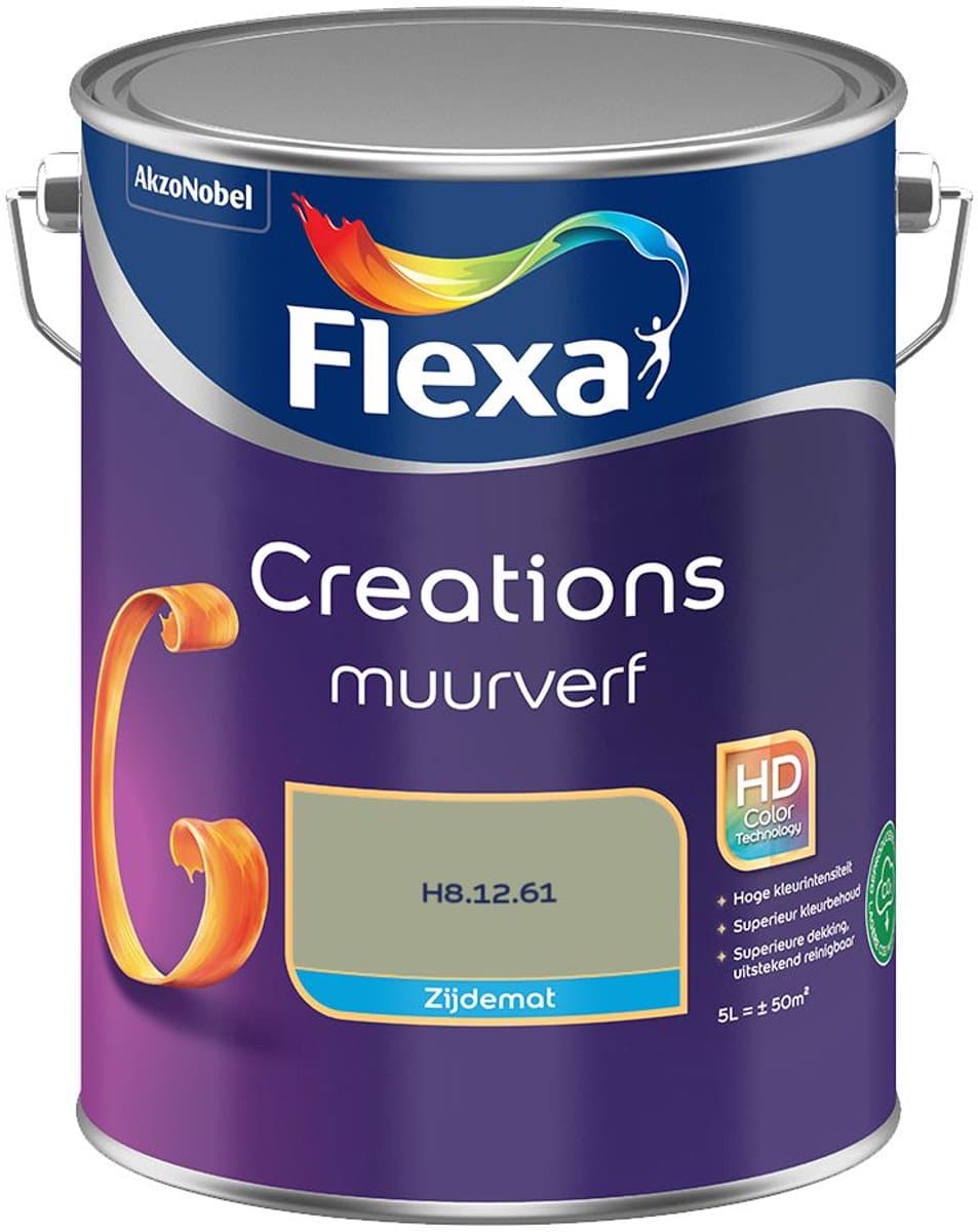 Flexa - Creations Muurverf Zijdemat - H8.12.61 - Mengverf - 5 L