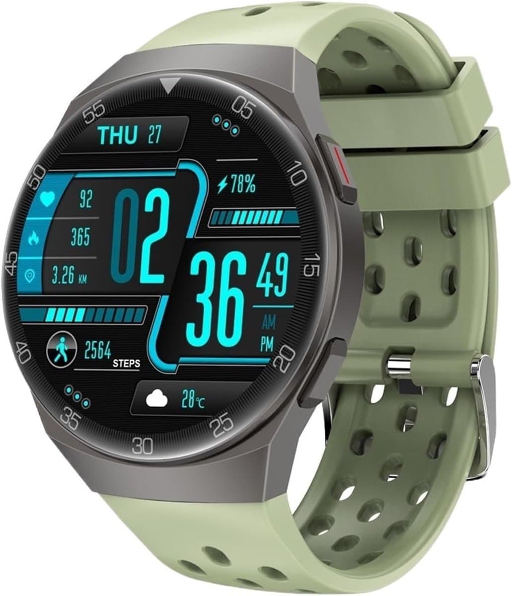 Slimme Horloge - Fitness Tracker - Gezondheid Monitoren - Bluetooth Bellen - 1.39 Inch Scherm