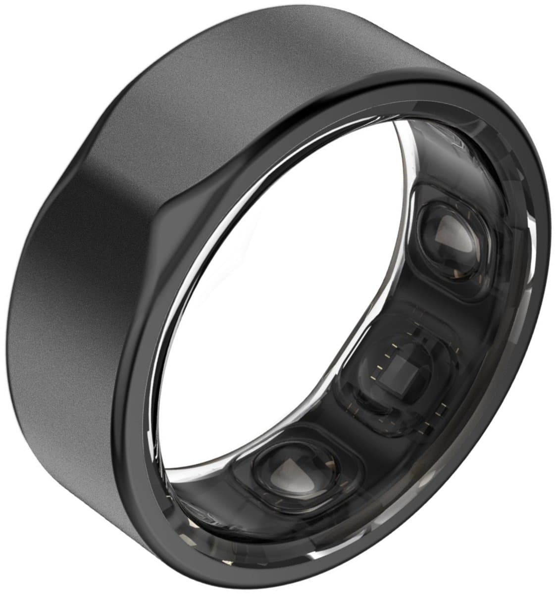 Kuno Ring 2 – Smart Ring – Slaapmonitor – Hartslag & Activiteitentracker – Stappen & Calorieën Meten – Zonder Abonnement – Waterbestendig – Zwart Maat 9