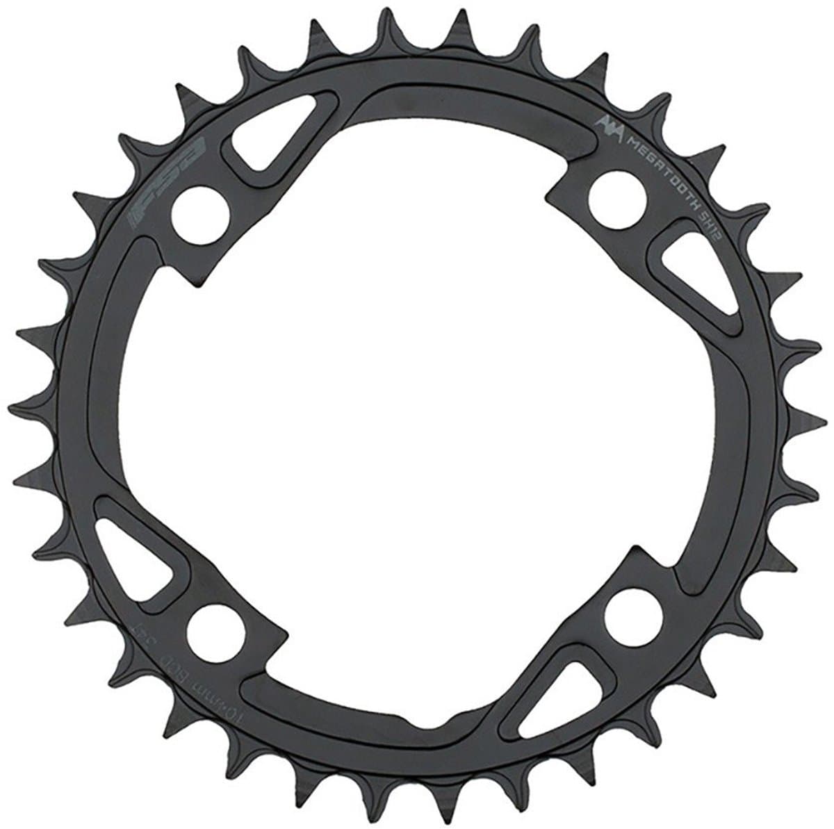 Fsa Megatooth Shimano 104 Bcd Kettingblad Zwart 34t