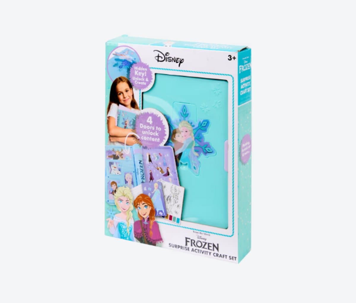 Disney Frozen Knutselset – 33-delig – Creatieve Knutselbox voor Kinderen met Stickers, Papier & Accessoires