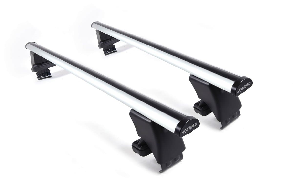 Dakdragers geschikt voor Renault 5 E-tech vanaf 2025 glad dak - Aluminium - Hoog laadvermogen 100kg - Merk Farad