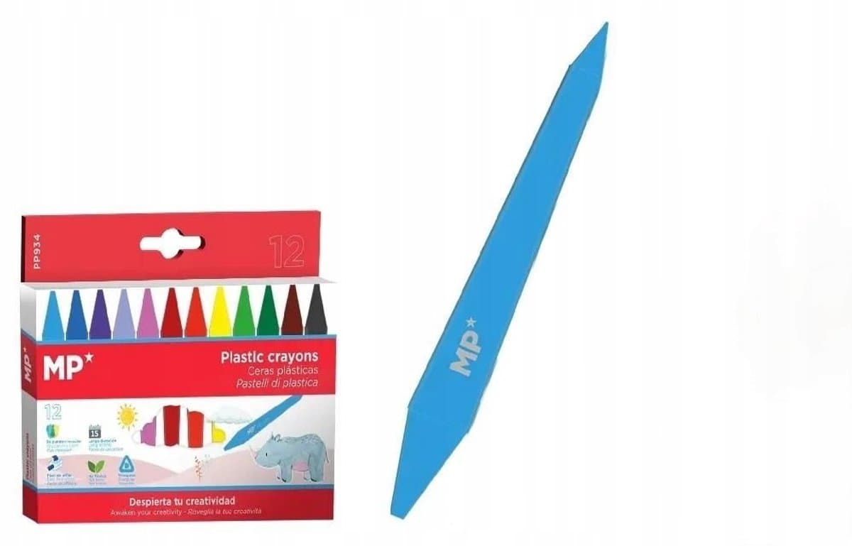 Dubbelzijdige Kleurpotloden 9cm 12 Kleuren