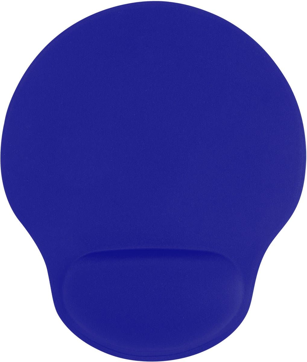 Kobalt Blauw Sublimatie Muis Matten met polssteun (3 Pack), model Silvano