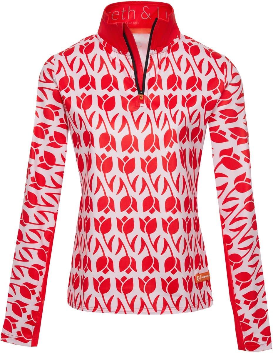 Gareth & Lucas Skipully The One Hundred and Sixteen - Dames XL - 100% Gerecycled Polyester - Midlayer Sportshirt - Wintersport