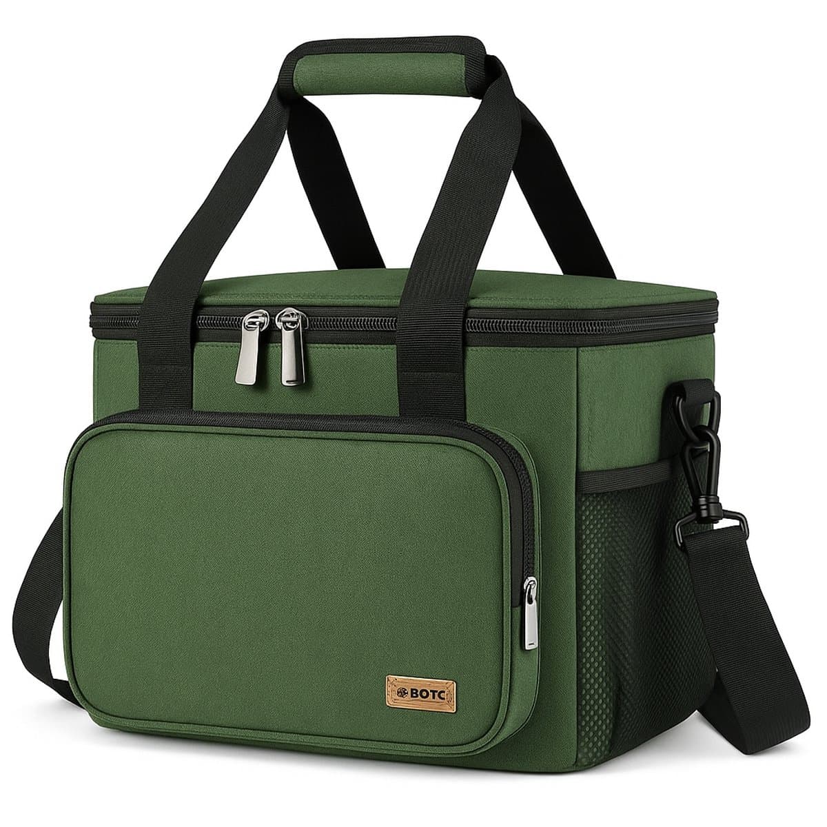 BOTC Koeltas - Koelrugzak - Lunchtas - 13 liter - 30x19x23cm - Lekvrij en waterdicht - Geïsoleerde Koeltas - Groen