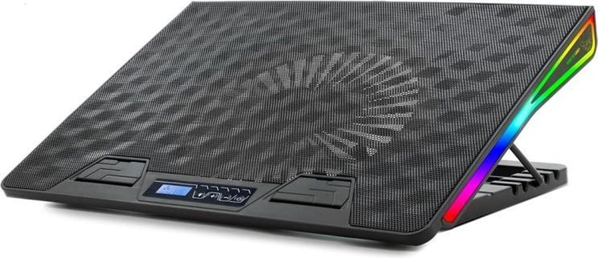 Spirit of Gamer Airblade 800 Laptop Cooler RGB - 17 inch - LCD display
