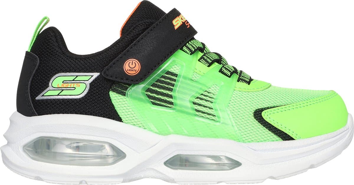 Skechers Prismatrons Jongens Sneakers - Lime/Zwart