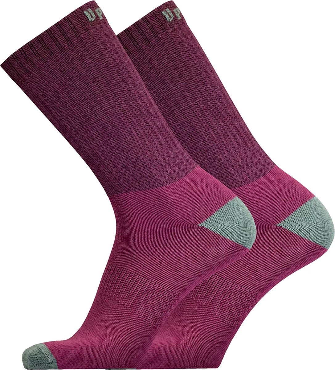UphillSport - 2-Pack - Trekking Sokken - Drielaagse Lichtgewicht - Heren / Dames - paars - 43-46 - 9189