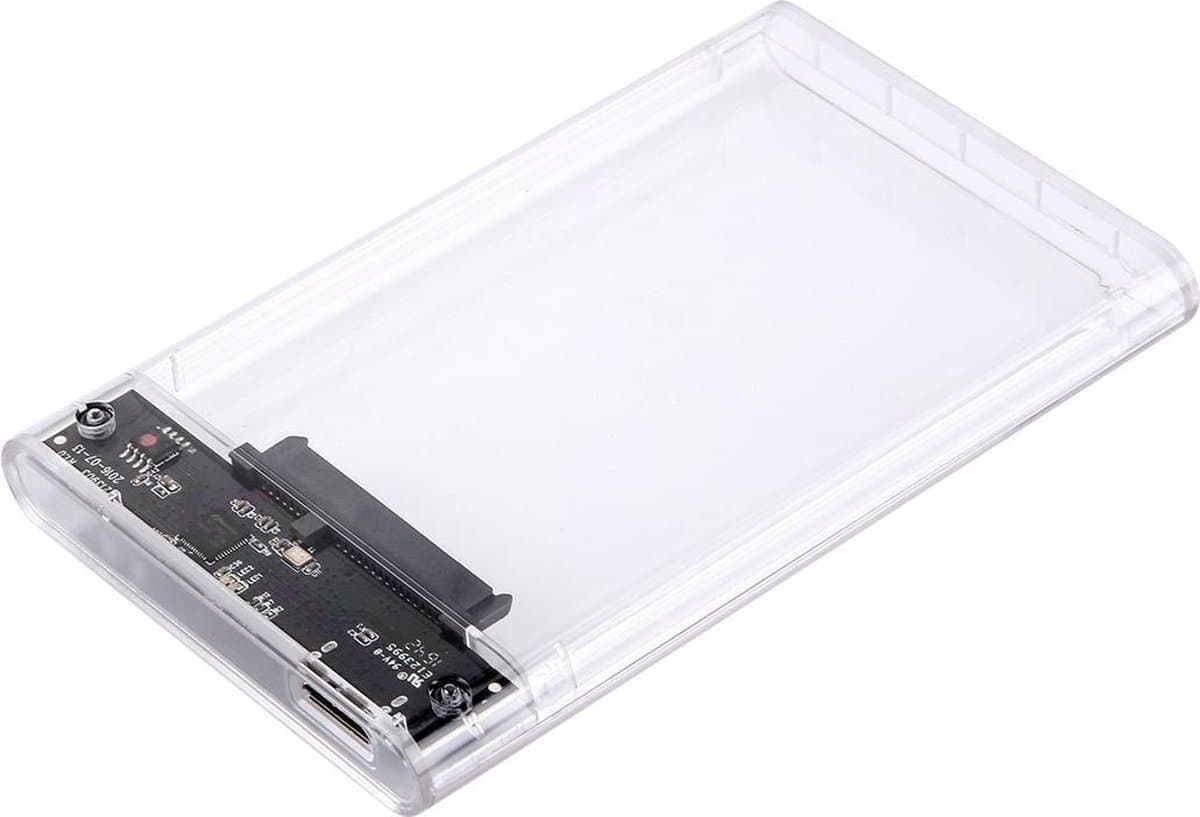 ORICO - Externe Harde schijf behuizing voor 2'5" SATA HDD/SSD - USB3.0 - Transparant