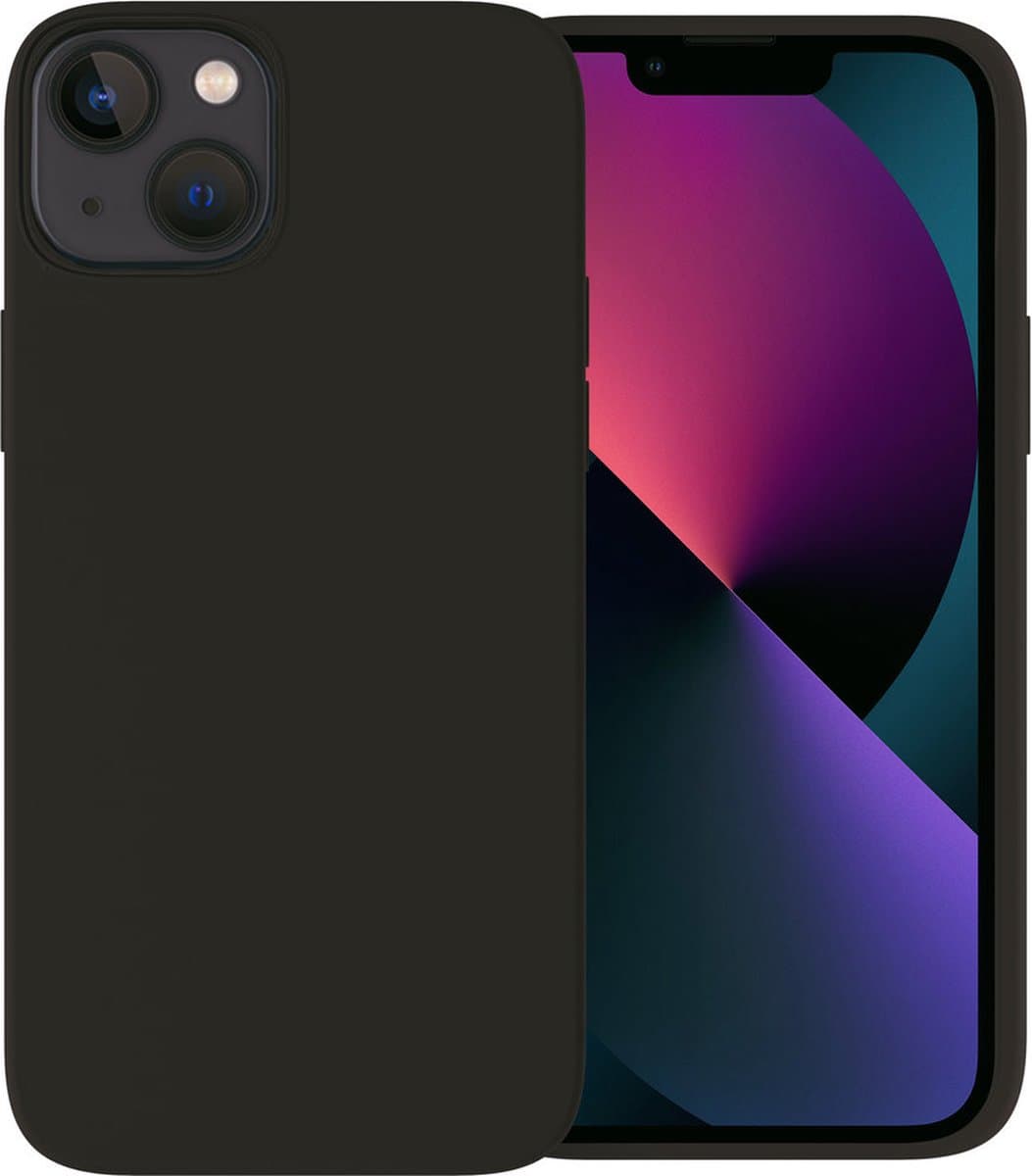 LuxeBass Siliconen hoesje geschikt voor Apple iPhone 11 Pro - Zwart - telefoonhoes - gsm hoes - telefoonhoesje