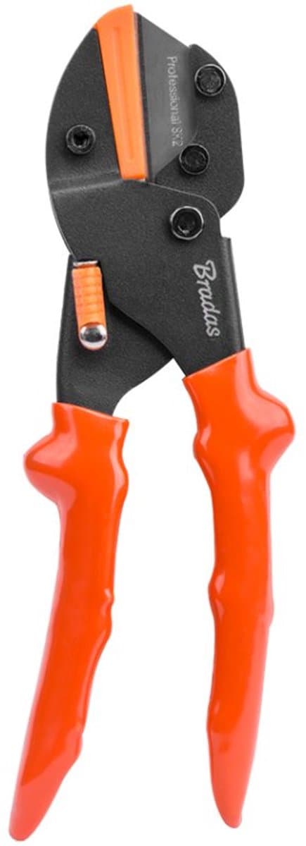 Bradas tuinschaar V-SERIES, vervangbare kling, oranje, 180 mm