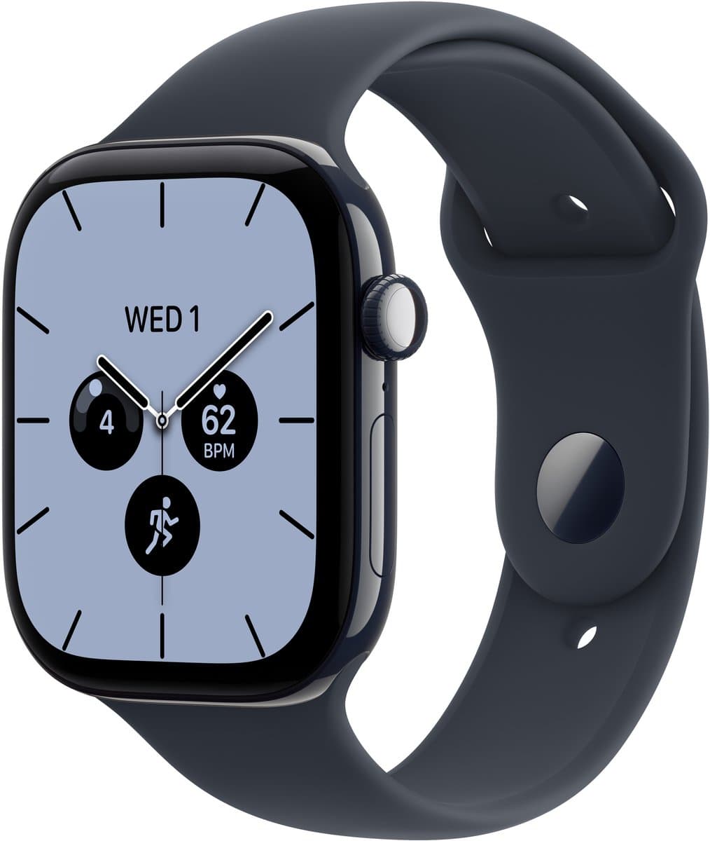 Apple Watch Series 12 Cellular 42mm Keramiek Nachtblauw Sportband M/L