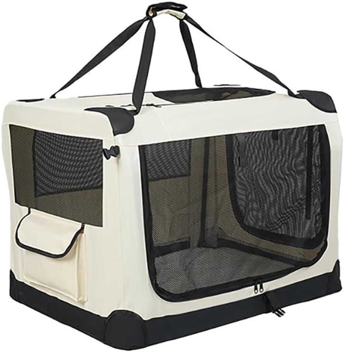 Hondenbench Auto - Reismand Huisdier - Veilig Vervoer - Opvouwbaar Ontwerp - 50 x 35 x 35 cm - Normaal