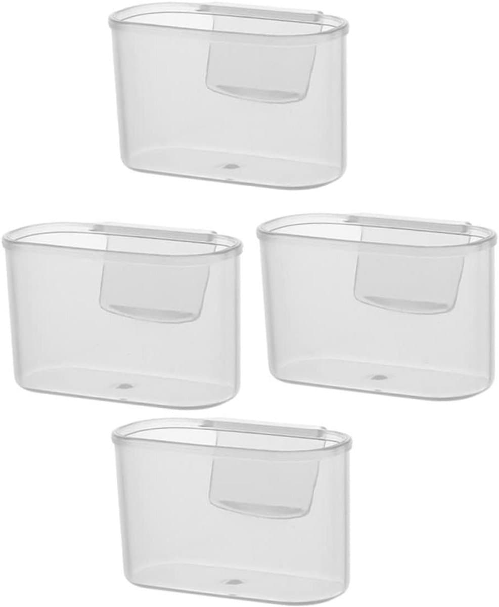 Koelkast Organizer Bakjes - Opbergbakjes Koelkast - Keuken Organiseren - Hangend Ontwerp - 6 cm - Transparant