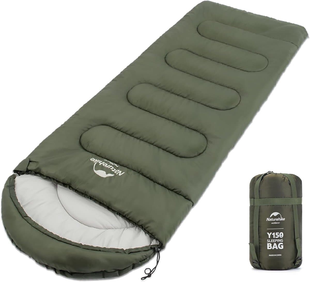 Thijox - Dekenslaapzak 3 Seizoenen Waterdicht Ultralicht voor Volwassenen Kinderen Gezinnen 220x85 cm Draagtas Camping Avonturen
