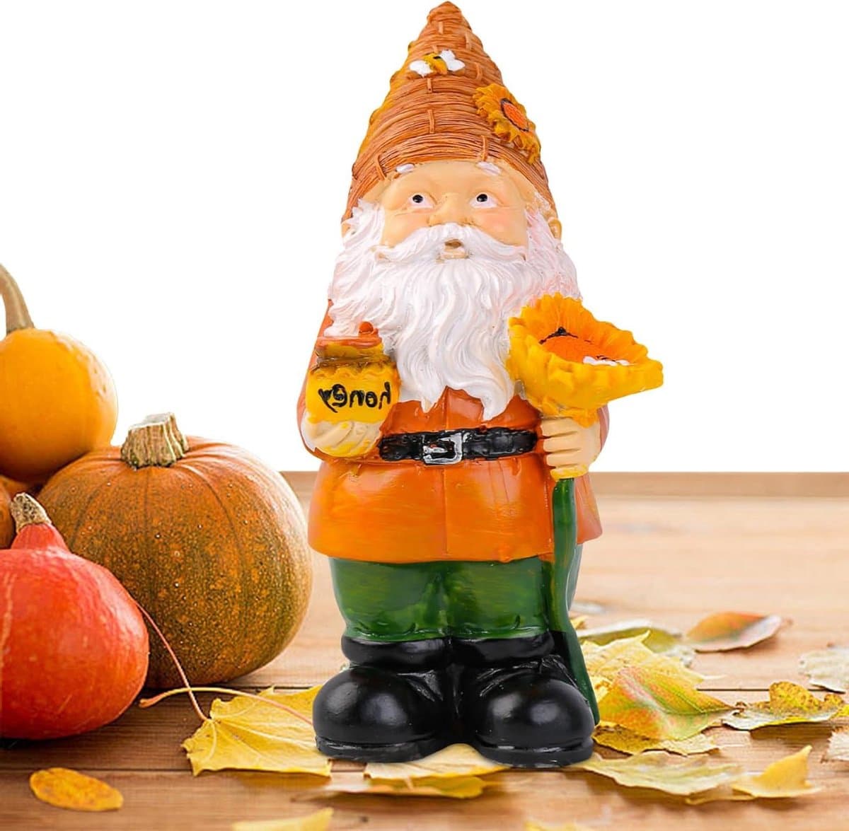 Kerst Beeldjes - Tuindecoratie Figuren - Feestelijke Versiering - Stabiele Basis - 15.1D x 16.3W x 15.1H cm - Niet gespecificeerd