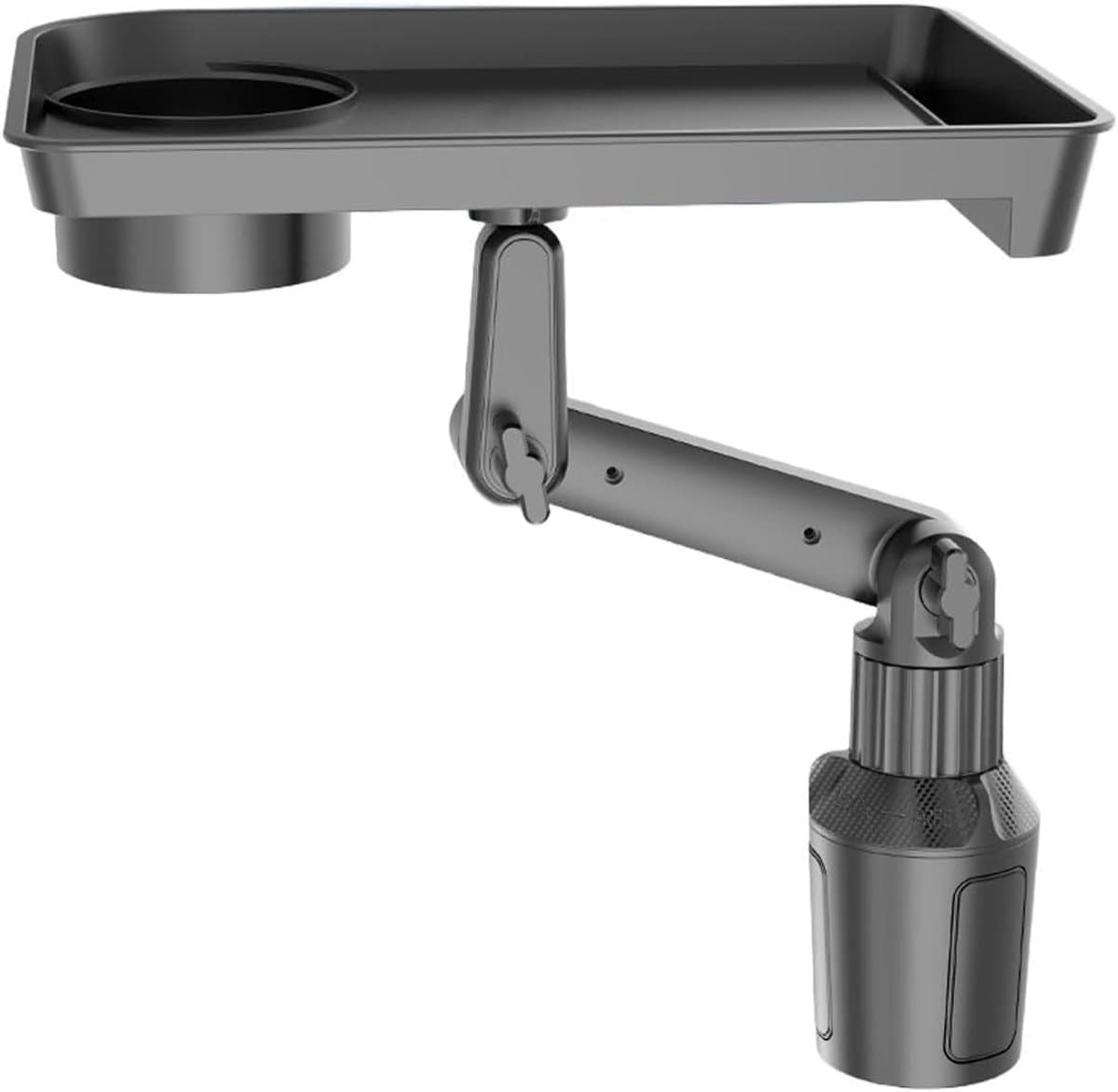 Autobekerhouderbak - Auto dienblad - Onderweg eten - 360 graden draaibaar - 27.5 x 19.9 cm - Veelkleurig