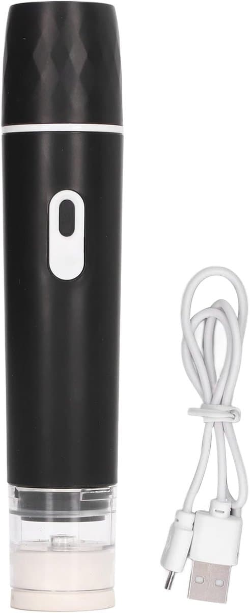 Food Vacuum Pump Wireless, 800mAh Lithium-ion Battery, Black, for Food Storage and Clothing, 2.5W Motor - ShopVlot
