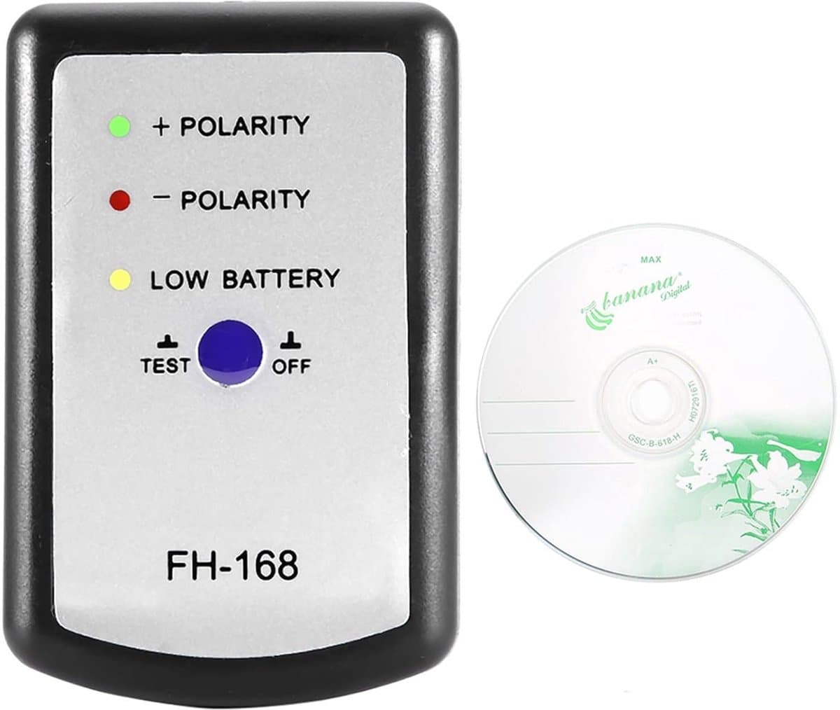 Luidspreker Fasemeter - Polariteitstester Audio - Auto Audio Testen - Universele Compatibiliteit - Inclusief Test CD - Zwart Zilver