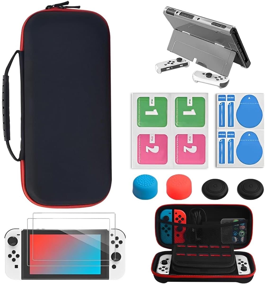 Dailygoods - Draagtasje voor Nintendo Switch OLED met Oplaadpoort