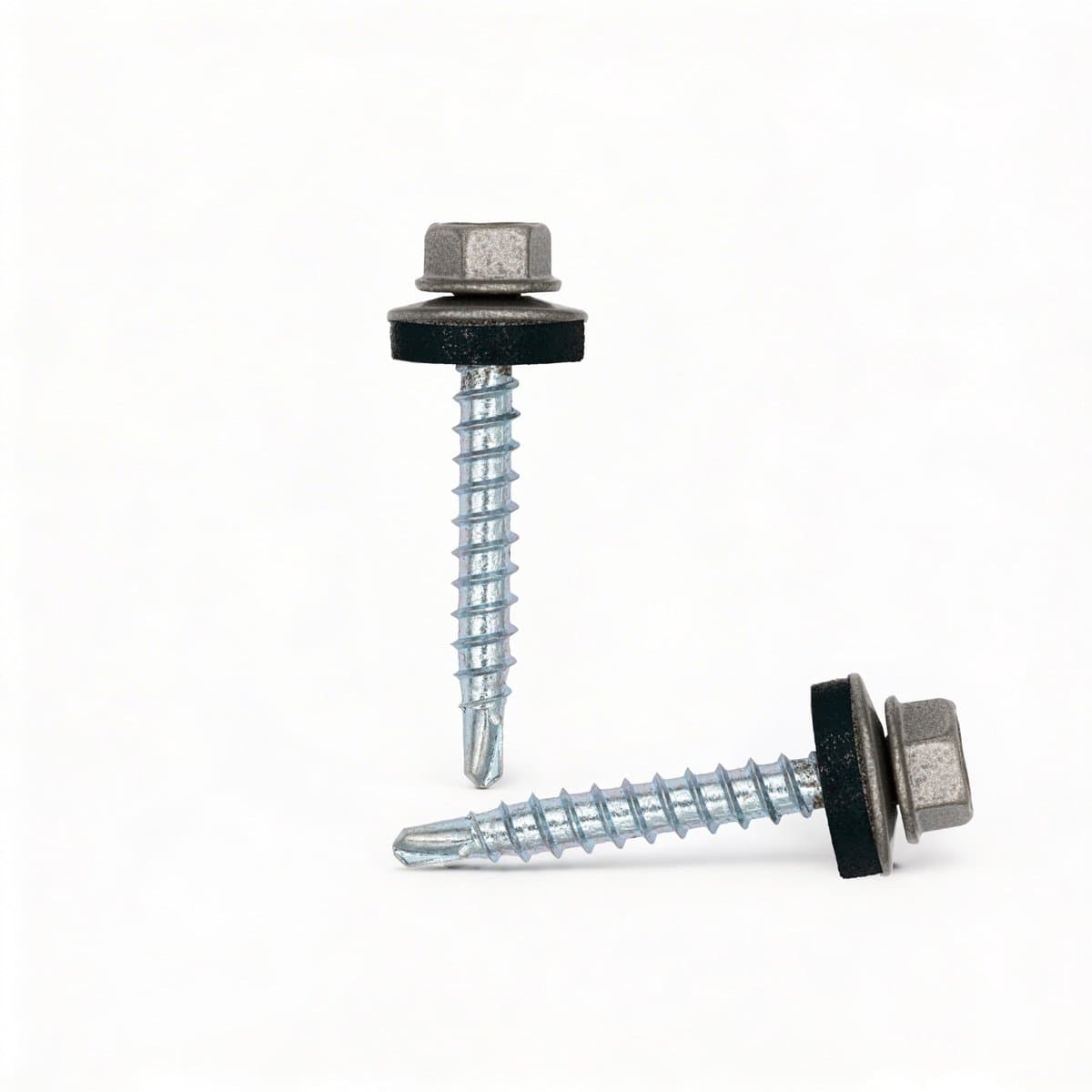 TWISTEC Zelfborende Dakschroeven 4,8 x 20 mm – Voor Plaatverbindingen – RAL 9007 Grijs aluminiumkleurig – 100 stuks