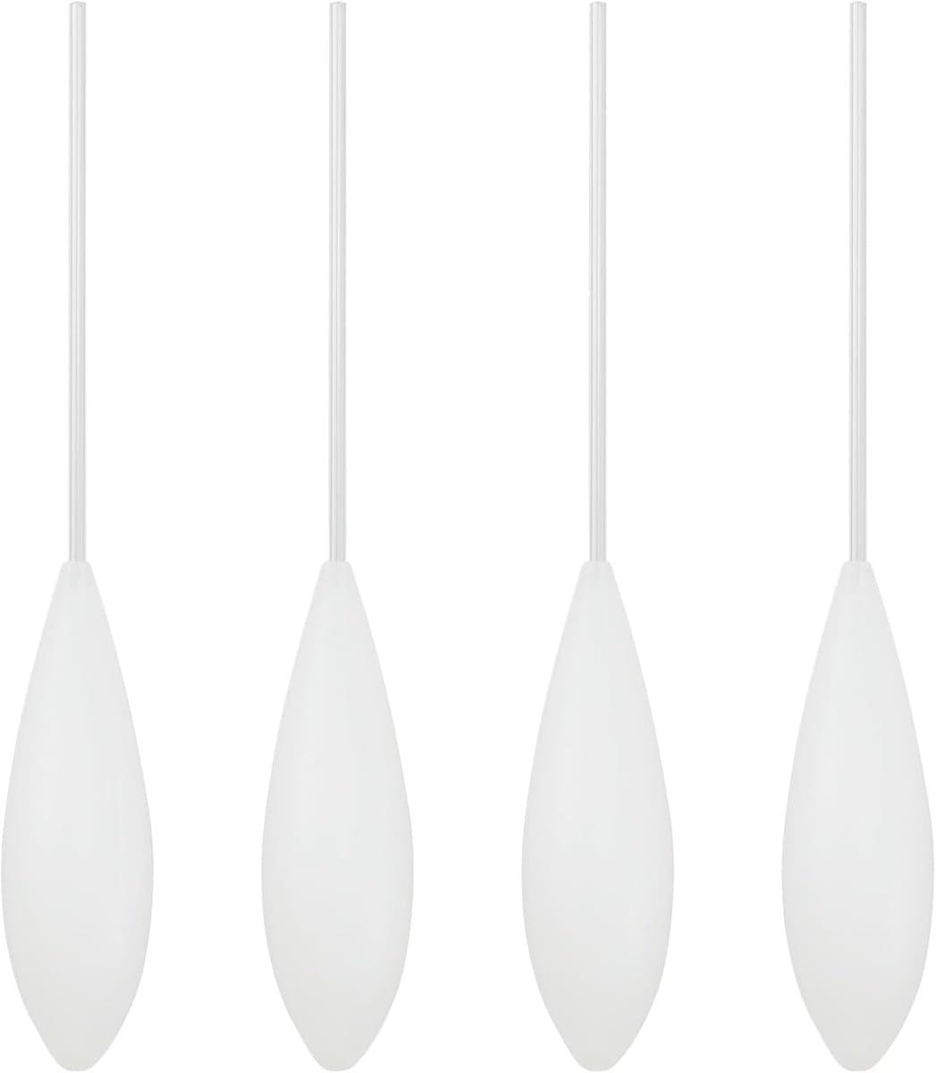 4 stks Vliegvissen Bombarda Drijvende Float 15g Karpervissen Inline Oppervlak Floats Lange Gegoten Oppervlak Float voor Karper Strand Kustlijn Vissen Oppervlak Controller Float