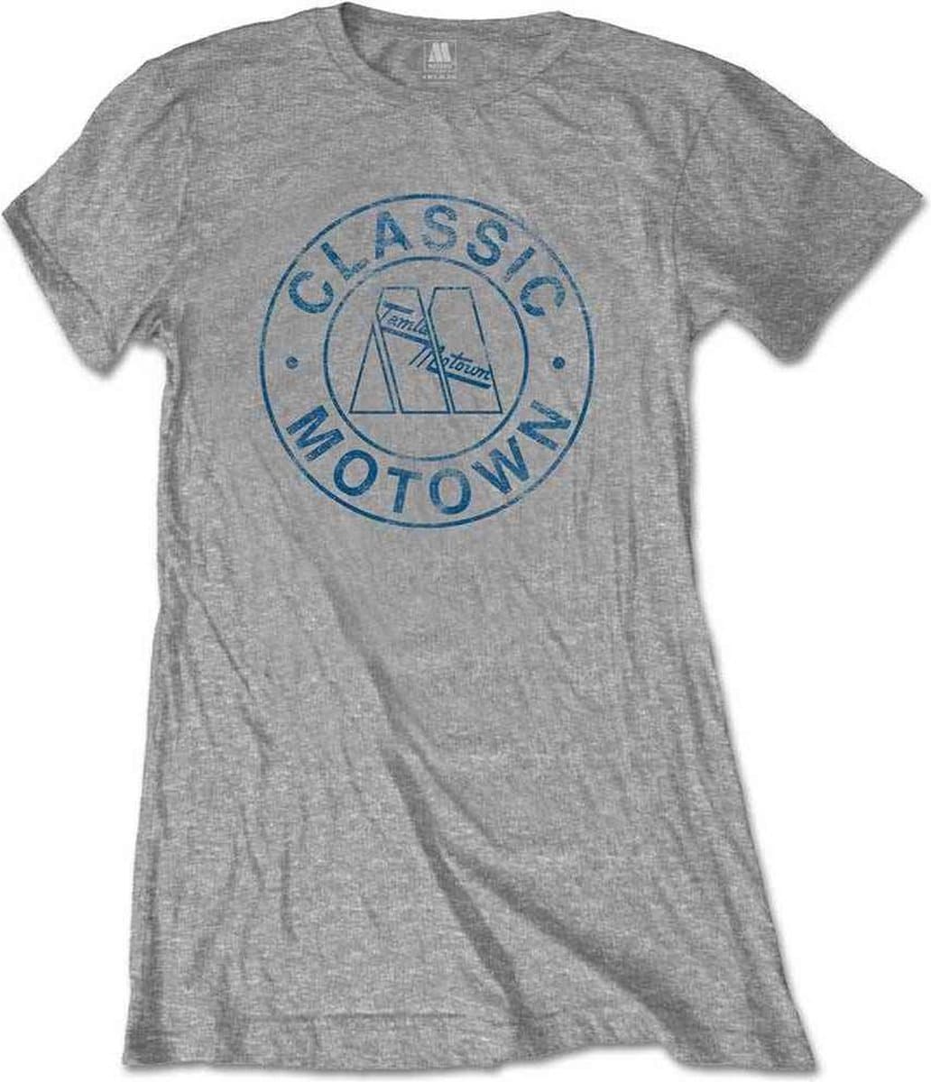 Motown Records - Classic Circle Dames T-shirt - L - Grijs