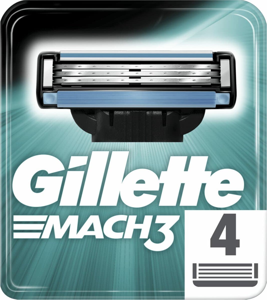 10x Gillette Scheermesjes Mach3 4 stuks