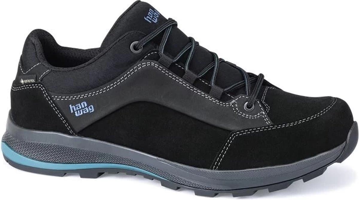 Hanwag - Banks Low Bunion GTX - Black/dusk - Lage Wandelschoenen - Maat 48