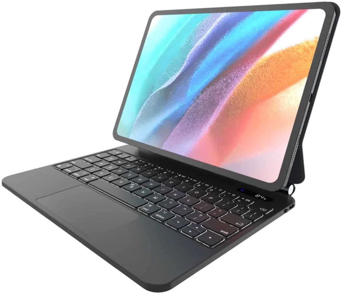 Fixed Typee keyboard case voor de Apple iPad 11 (2025) 11 inch A16 / iPad 10 (2022) 10.9 inch - QWERTY / NL - Zwart