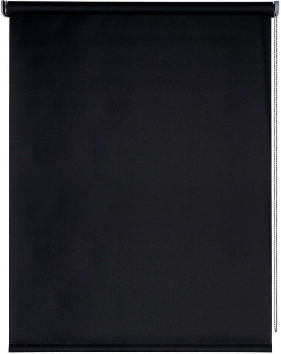 Storesdeco - Opaco Moon rolgordijn, Blackout rolgordijn Zwart, 120x250 cm