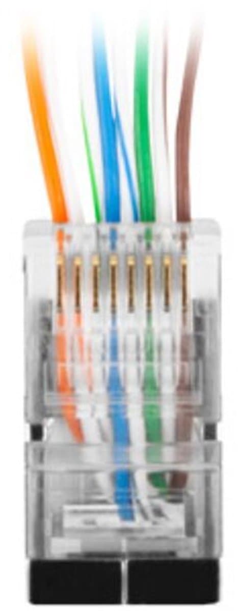 Connector RJ45 Lanberg PLS-6020EZ Transparant 20 Stuks
