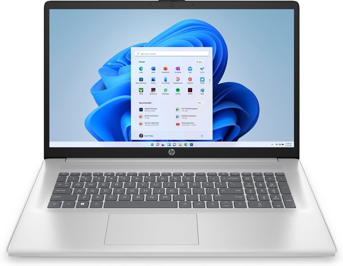 HP 17-cp2156nd 17,3" AMD Ryzen 5 laptop - QWERTY-toetsenbord