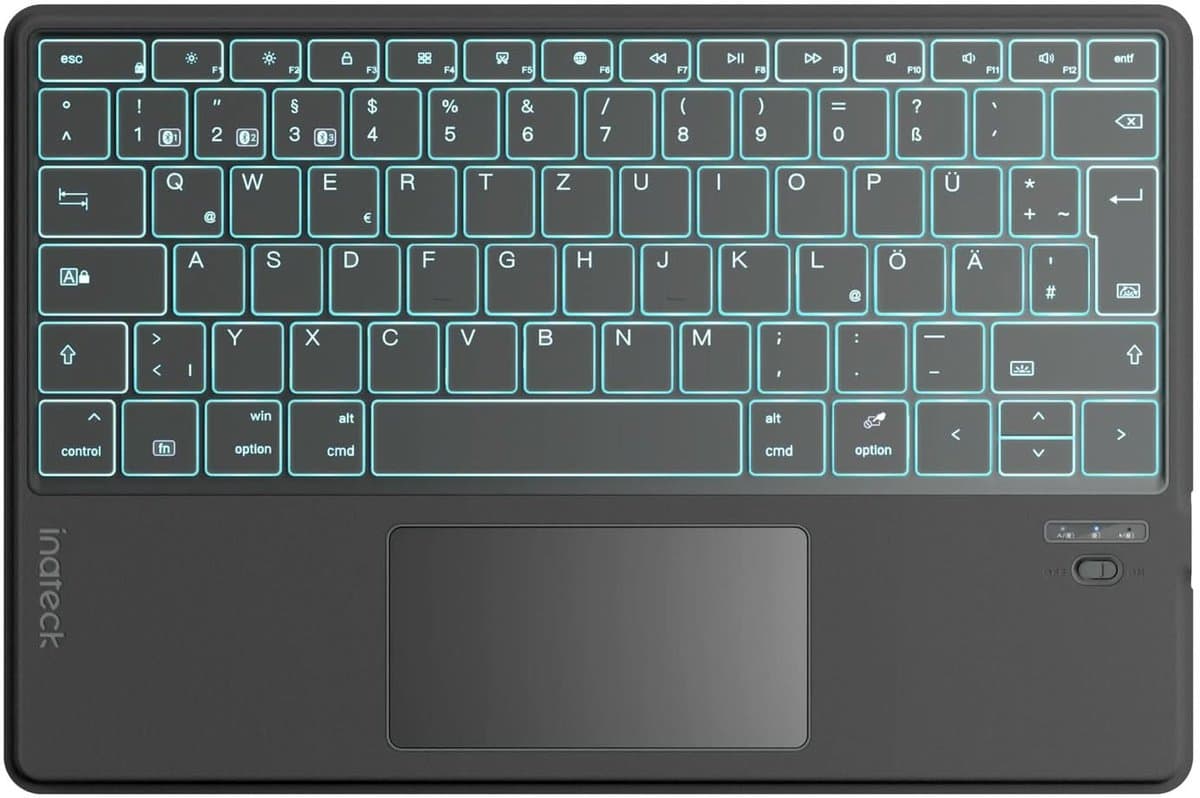 Inateck KB01104_GRAY, Toetsenbord, Apple, iPad Pro 11, Grijs, 1 stuk(s)