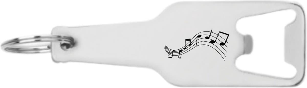 Akyol - muzieknoot flesopener - Muzieknoot - muzieknoten - zingen - instrument - leuk kado voor iemand die van muziek houd - 105 x 25mm