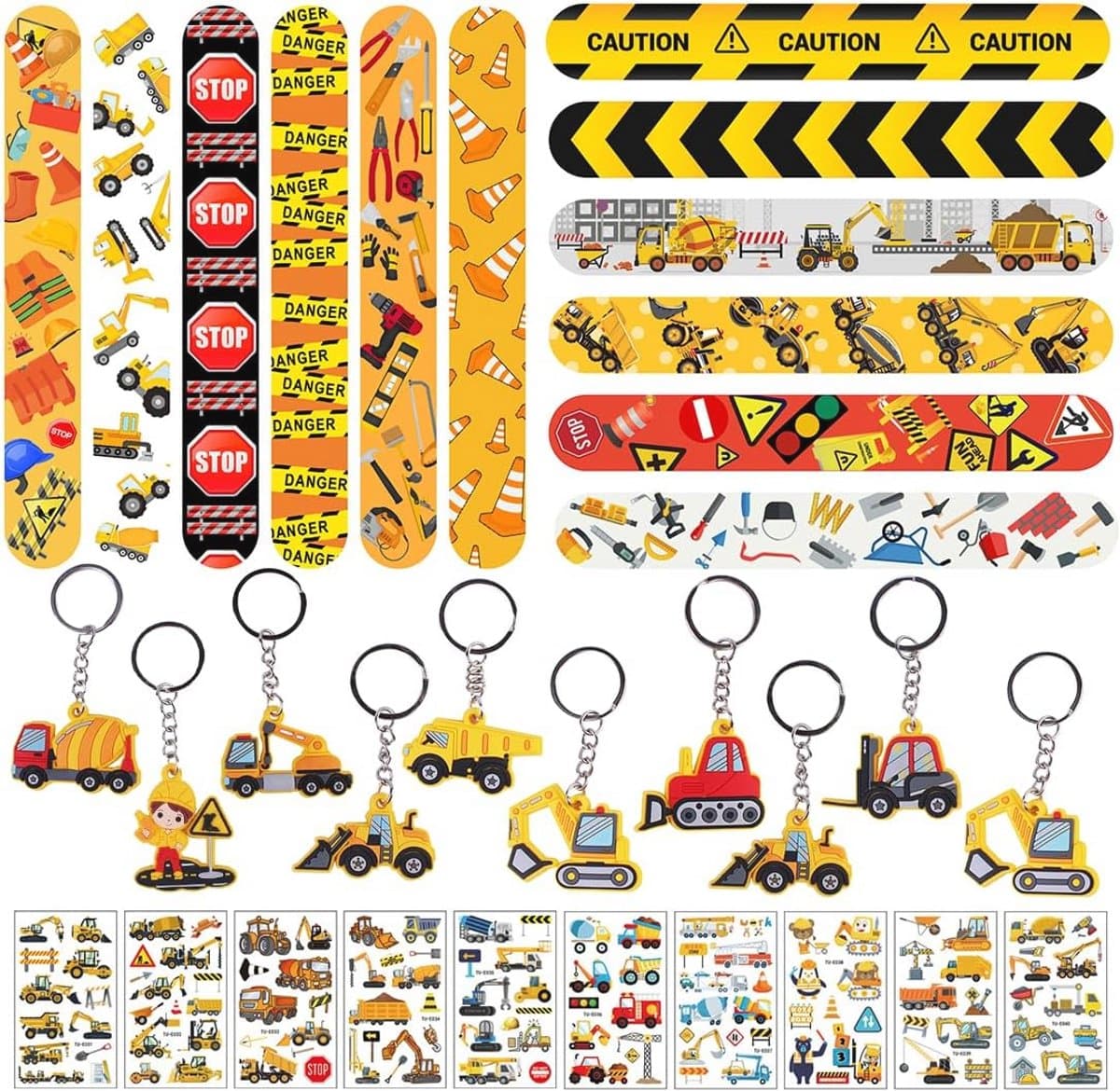 Construction Party Favor Set voor Kinderen - Bouwthema Verjaardagsfeest