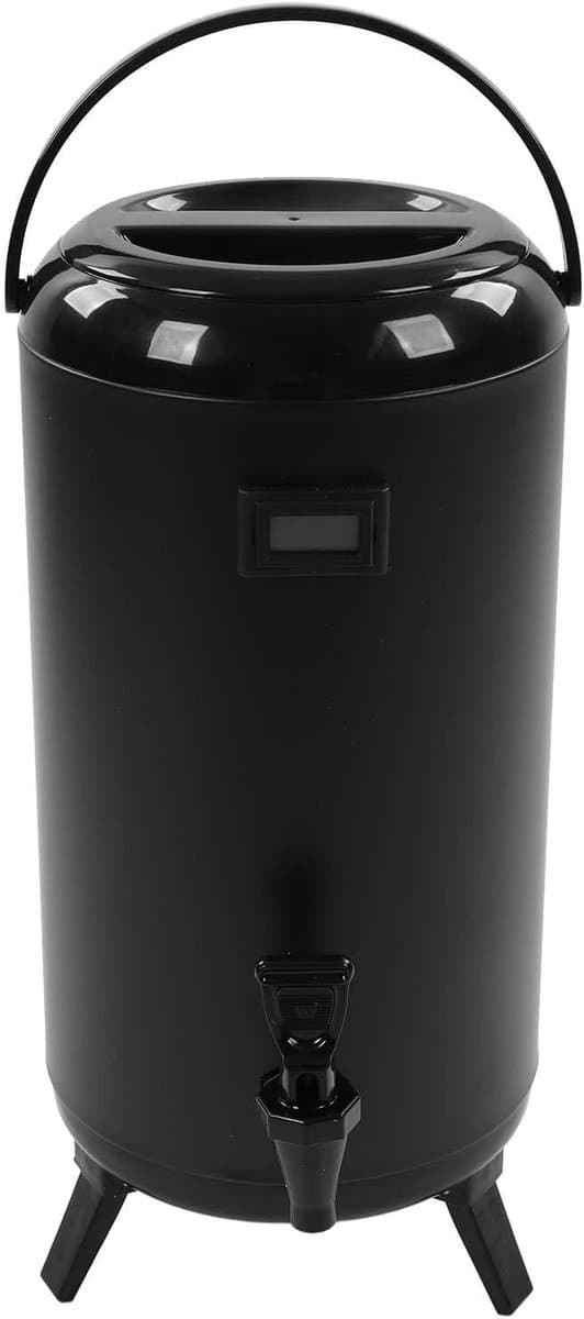 Isolerende Drankdispenser - Thee - Compatibel Met - Warm Water - Roestvrij Staal - LCD-Display - Opvouwbaar Statief - Melkthee Winkel - Voor 12 Liter - Urn