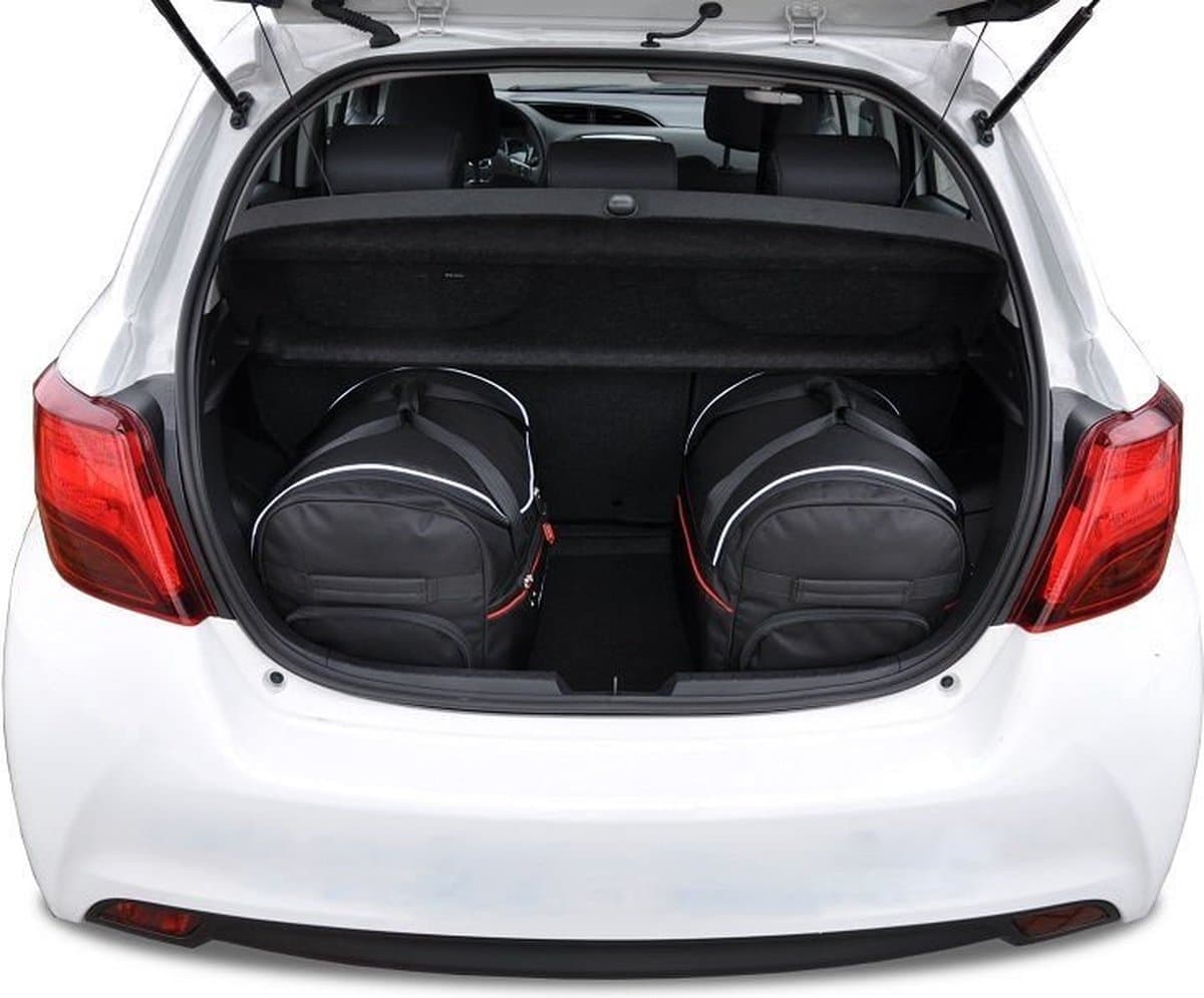 TOYOTA YARIS 2011-2020 3-delig Bespoke Reistassen Auto Interieur Kofferbak Organizer Accessoires