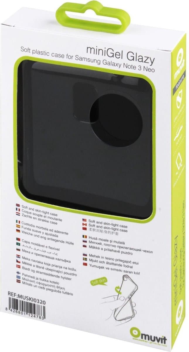 muvit Samsung Galaxy Note Neo minigel Case Black