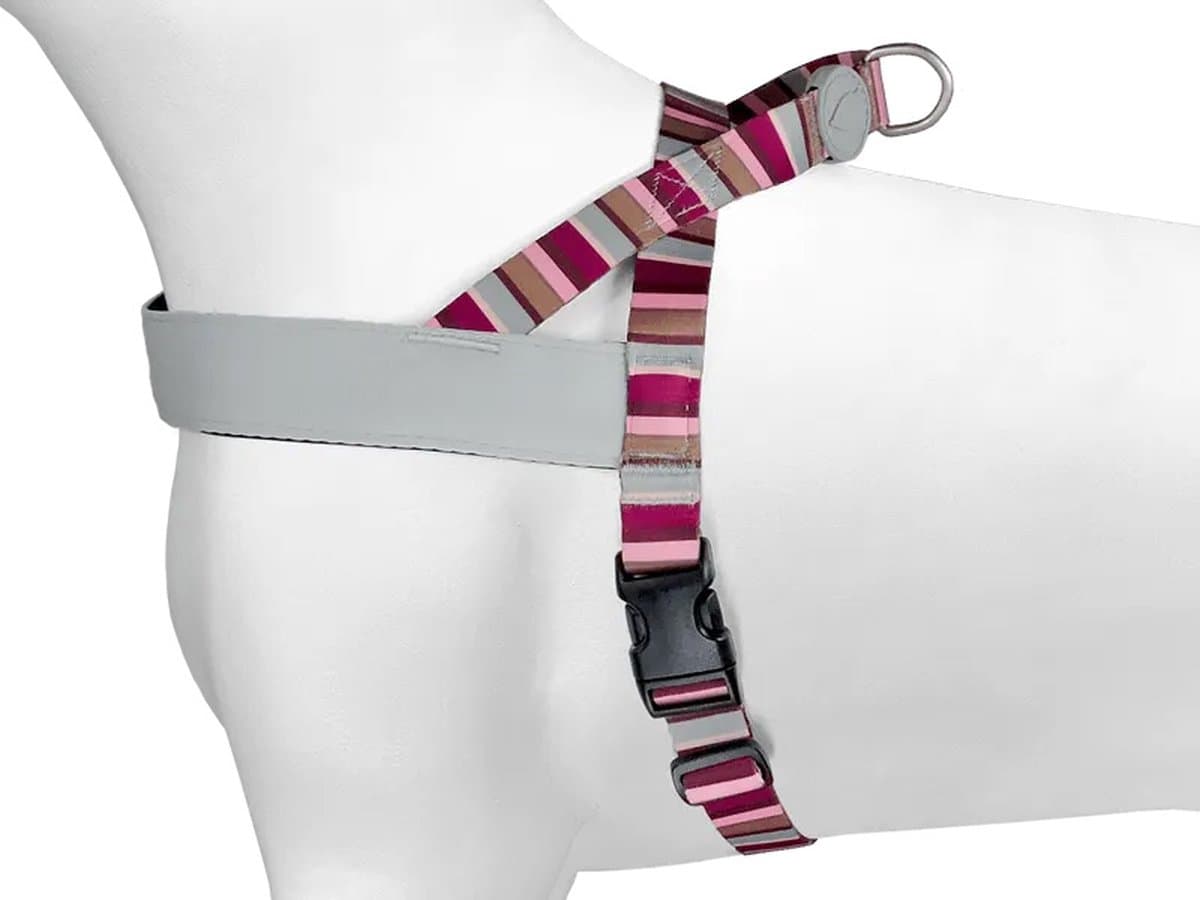 Morso - Norwegian Hondentuig - Gerecycled - Skyline Rood/ Roze - 80-110X66 cm