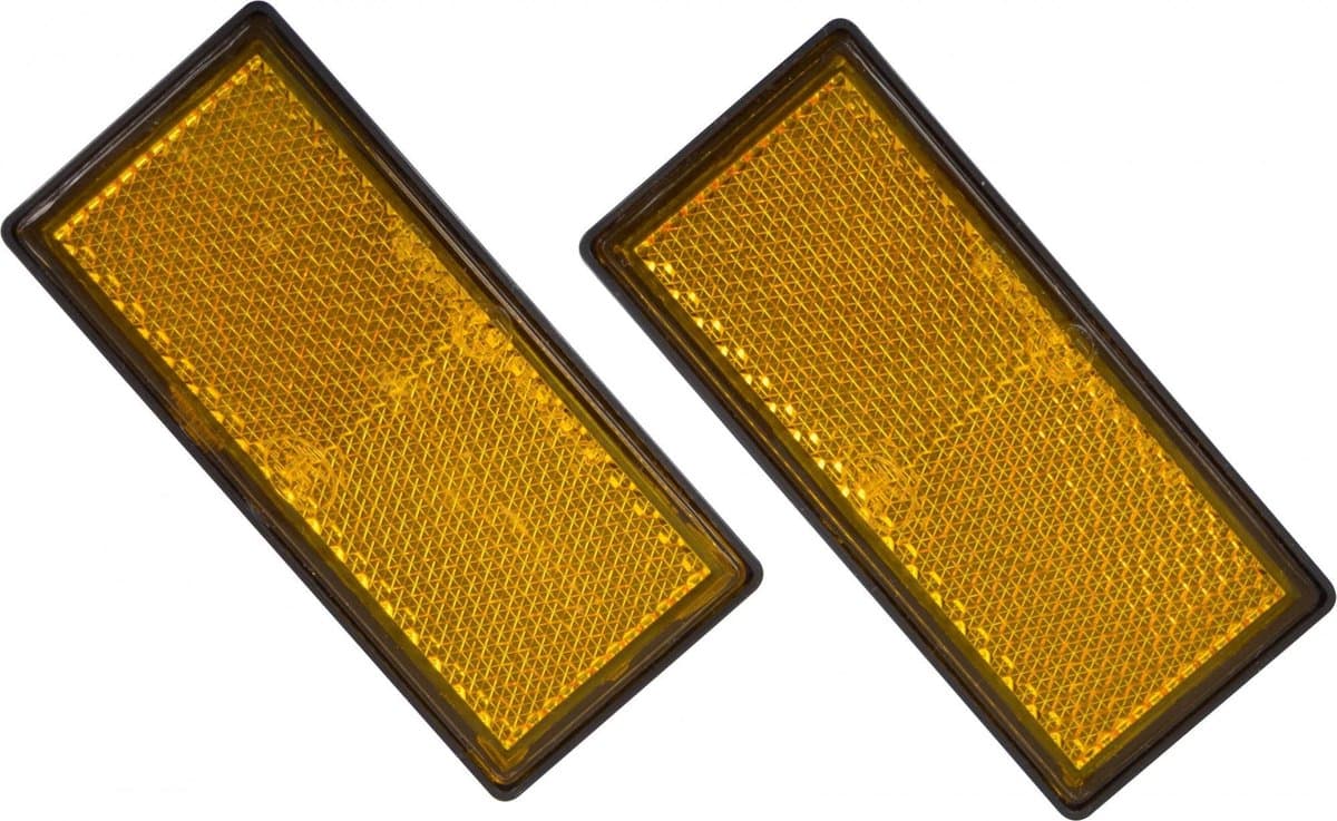 Carpoint Reflector Oranje 86x40mm - 2 Stuks