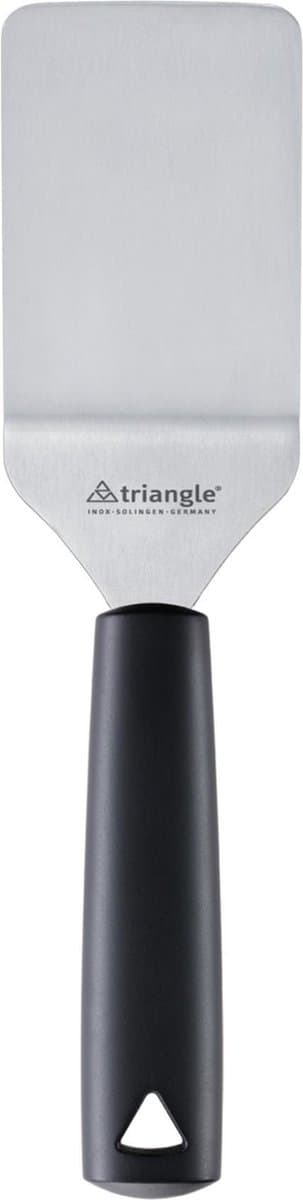 Triangle Paletmes met Ergonomische Knik – 10 cm RVS Lemmet – Duurzaam Biobased Heft – 27 cm – Zwart