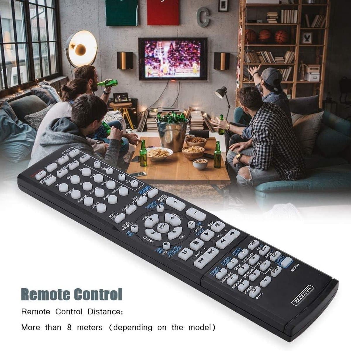 Universal Wireless Controller Replacement Remote Control - Compatible with Pioneer AXD7622 AV Receiver .