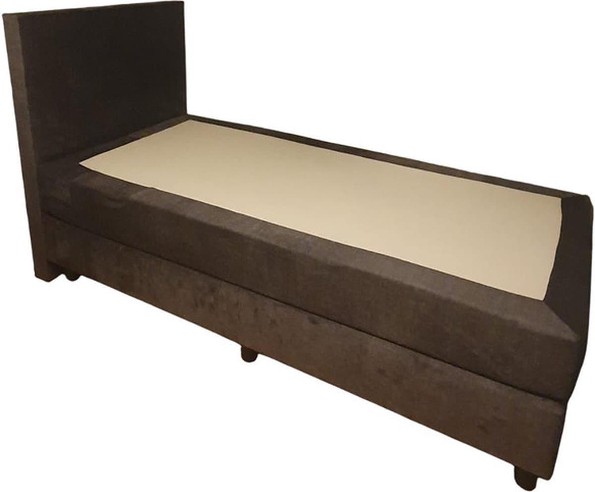 Boxspring OP MAAT - 70x210 (inclusief hoofdbord en matras) + (Verkrijgbaar in Zwart, Antraciet, Licht Grijs en Beige) - Alle maten verkrijgbaar