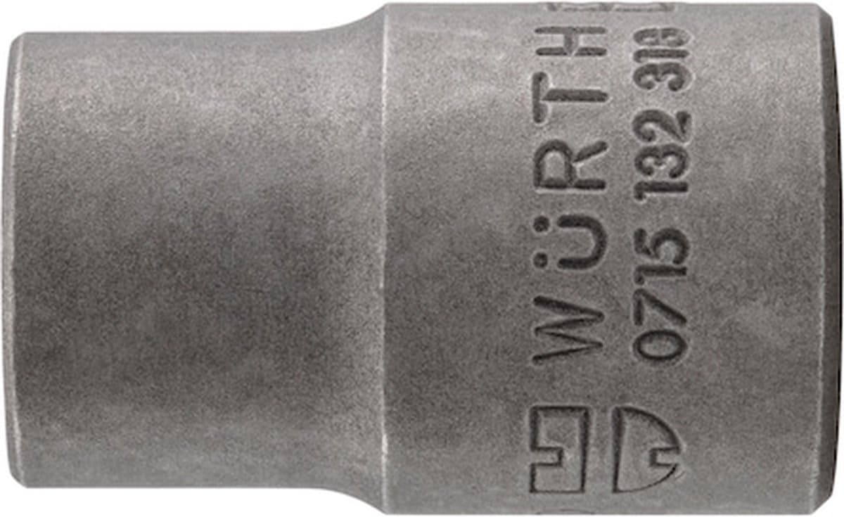 Wurth - 1/2 inch dopsleutel buiten-TX kort - 1/2 inch dopsleutel TX Voor schroeven met buiten-TX, kort Aansluiting E24 Soort aandrijving Binnenvierkant