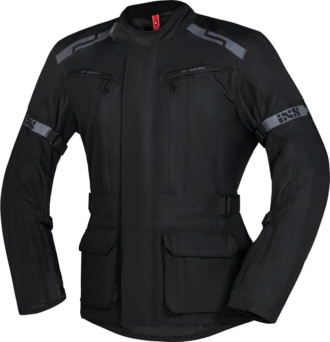 IXS Evans-ST 2.0 Waterdichte Touring Zwart Textiele Motorjas - Jas