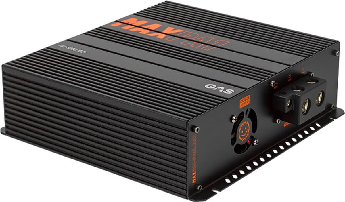 Gas Audio Power Gas Max Level Pa1 Mono Amplifier 1ohm voor Auto Geluidssystemen en Hoogwaardige Geluidskwaliteit
